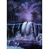 DIY Rectangle Forest Waterfall Scenery Theme Diamond Painting Kits PW-WG20335-10-1