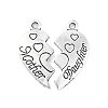 Tibetan Style Alloy Split Pendants TIBE-Q050-200AS-LF-1