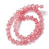 Transparent Glass Beads Strand GLAA-F112-02A-3