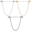 Zinc Alloy Hanging Chain Brooches FIND-GF0006-87D-1