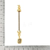 Brass Screw Peg Bails KK-NH0008-03AG-3
