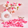 100Pcs Cloth Artificial Flower Head AJEW-GF0013-17B-4