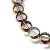 Electroplated Transparent Glass Beads Strands GL-CBA98F0-06C-02-2
