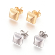 304 Stainless Steel Stud Earrings EJEW-I235-13