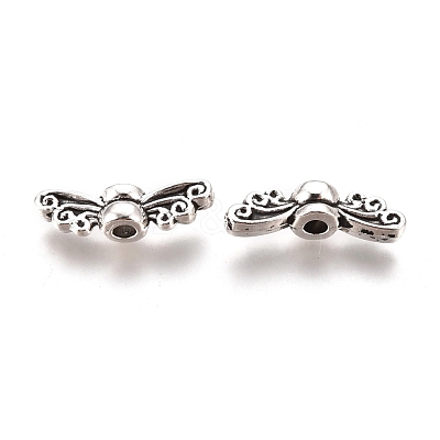 Tibetan Style Alloy Beads TIBEB-L004-096AS-NR-1