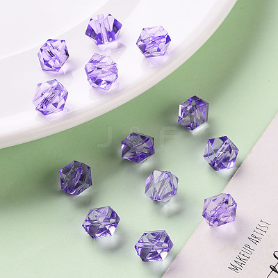 Transparent Acrylic Beads X-TACR-S154-15B-47-1