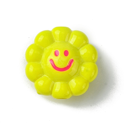 Dopamine Style Opaque Acrylic Beads X-SACR-Z002-01B-1