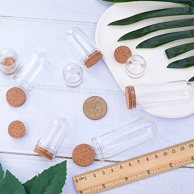 12Pcs 3 Styles Glass Dome Cloche Cover AJEW-SC0001-56-1