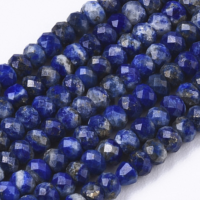 Natural Lapis Lazuli Beads Strands G-R462-020-1