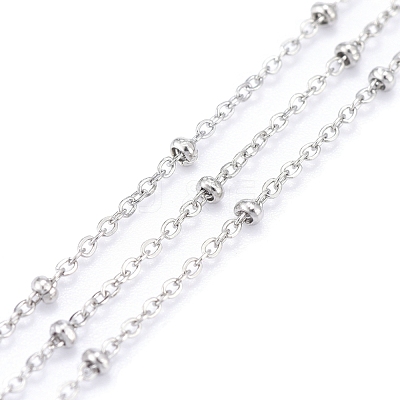 Tarnish Resistant 304 Stainless Steel Cable Chains CHS-F011-14A-P-1
