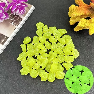 Plastic Imitation Luminous Stone Display Decoration PW-WG75281-04-1