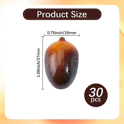Foam Chinese Olive Display Decoration DJEW-GF0001-90B-1
