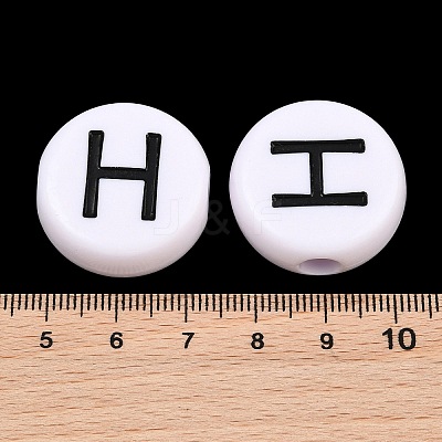 Opaque Acrylic European Beads AC-CBA3BDD-01H-1