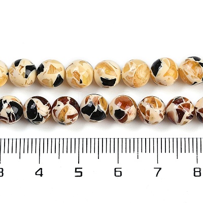 Sythetic Amber Beads Strands G-M199-02H-1