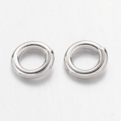 Brass Open Jump Rings JRC4mm-NF-1