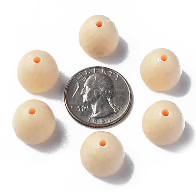Opaque Acrylic Beads MACR-S373-10A-A15-1