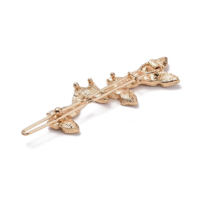 Alloy Crystal Rhinestone Hair Barrettes PHAR-Z003-06KCG-1