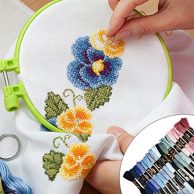 Polyester Embroidery Threads OCOR-WH20074-13B-06C-1