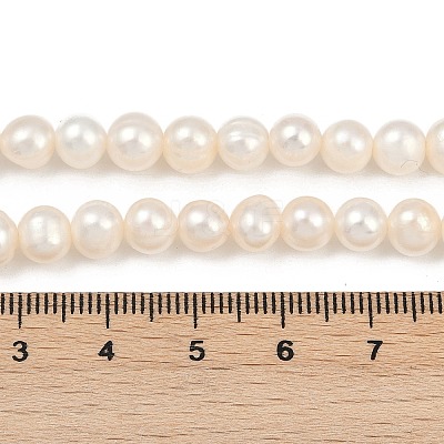 Natural Cultured Freshwater Pearl Beads Strands PEAR-I007-07Y-02A-1