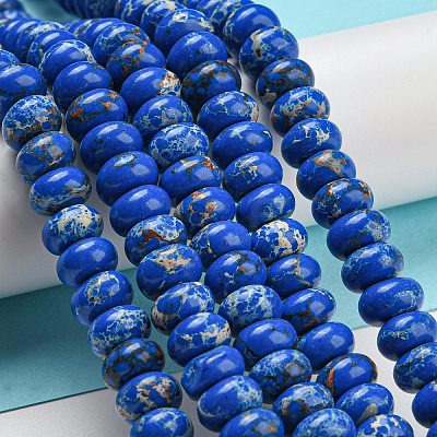 Synthetic Mixed Gemstone Beads Strands G-D077-E01-01-1