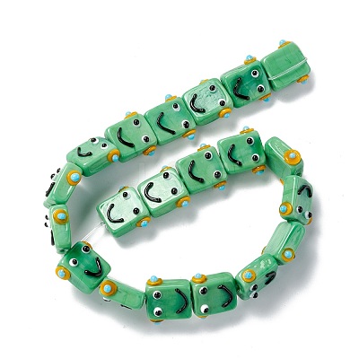 Handmade Lampwork Beads Strands LAMP-D015-07G-1