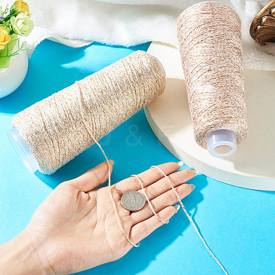 2 Rolls 2 Colors Cotton Cord OCOR-TA0003-47F-1