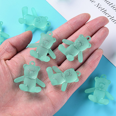 Frosted Acrylic Pendants MACR-S373-60K-01-1