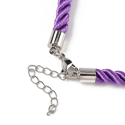 5MM Nylon Twisted Cord Necklace Making FIND-G096-01P-32-1