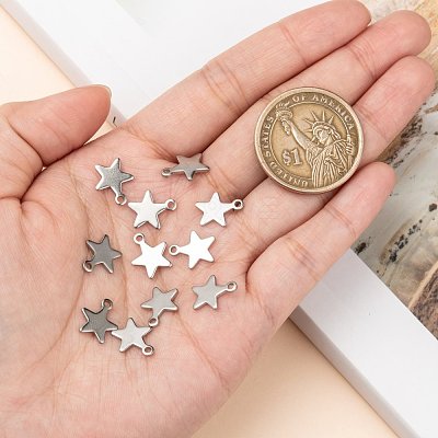 Tarnish Resistant 304 Stainless Steel Charms STAS-G190-27P-A-1