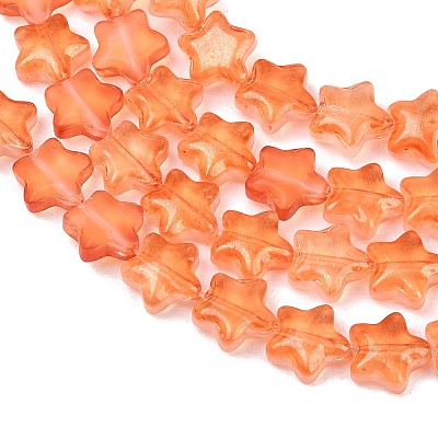 Transparent Glass Beads Strand GLAA-F112-04F-1