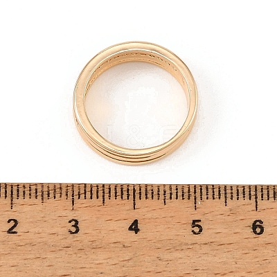 Brass Micro Pave Cubic Zirconia Finger Rings CU-CBA8D1E-03G-1