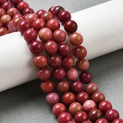 Dyed Natural Malaysia Jade Beads Strands G-G021-02B-19-1