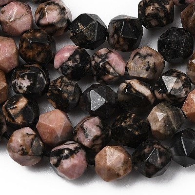 Natural Rhodonite Beads Strands G-Z119-A19-01-1