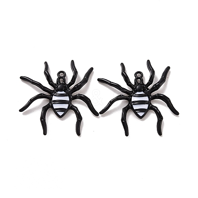 Halloween Rack Plating Alloy Enamel Pandants LS-PALLOY-O109-56EB-1