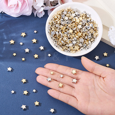 300Pcs 3 Styles CCB Plastic Beads CCB-TA0001-16-1