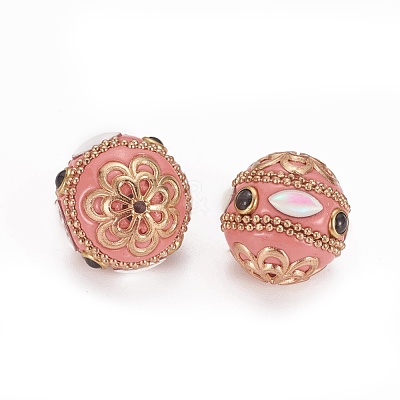 Handmade Indonesia Beads IPDL-E012-25B-1