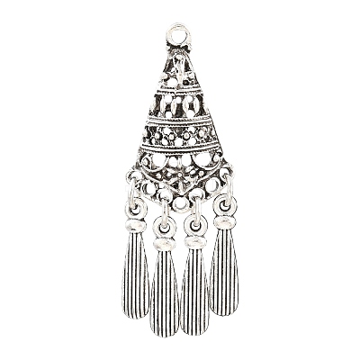 Tibetan Style Alloy Pendants AL-CBAAECB-02AS-F-1