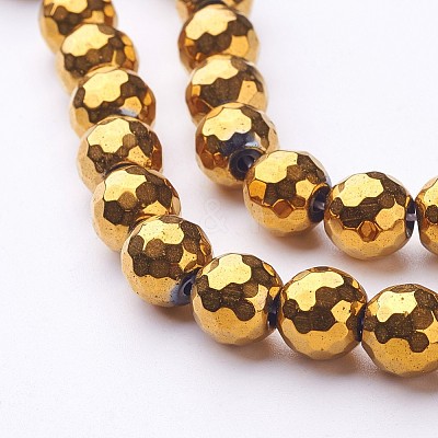 Non-Magnetic Synthetic Hematite Bead Strands LS-G-D009-2-1