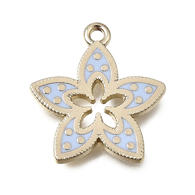 Alloy with Enamel Pendants AL-CBA2F44-01G-03-1