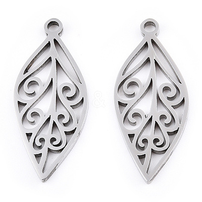 Non-Tarnish 304 Stainless Steel Pendants STAS-T063-207P-1