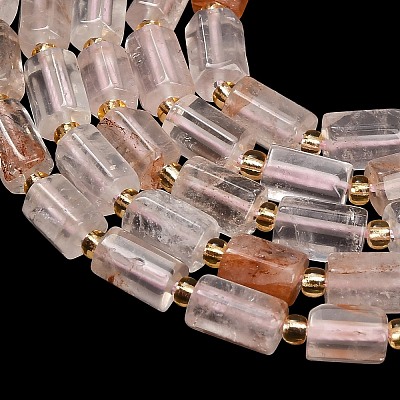 Natural Hematoid Quartz/Ferruginous Quartz Beads Strands GG-CBA5B6F-E02-01-1