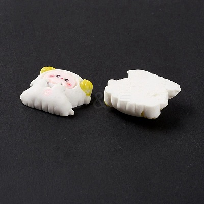 Opaque Resin Cabochons X-RESI-G031-09-1