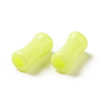 Opaque Acrylic Beads OACR-E015-01C-1
