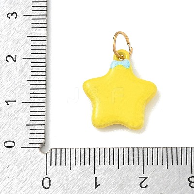 304 Stainless Steel Enamel Pendants SA-CBA5B21-04G-1