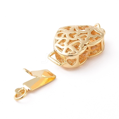 Brass Box Clasps KK-G427-10G-1