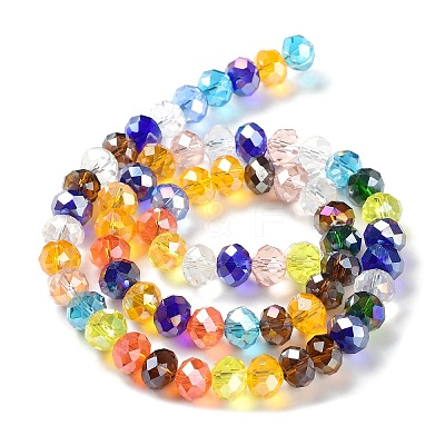 Glass Beads Strands EGLA-A034-M10mm-61-1