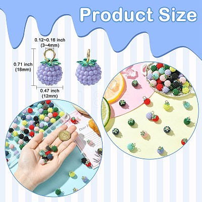100Pcs Rubberized Style ABS Plastic Pendants KY-CJ0002-14-1