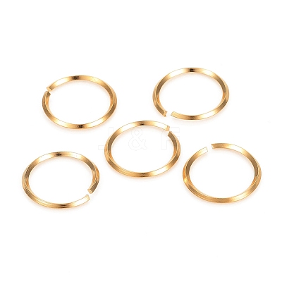 304 Stainless Steel Open Jump Rings STAS-I150-07H-G-1
