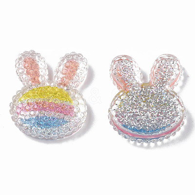 Transparent Resin Cabochons CRES-N034-10-1