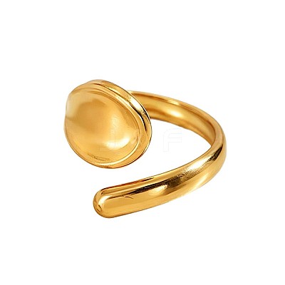 304 Stainless Steel Cuff Open Rings WGF9BE1-02-1